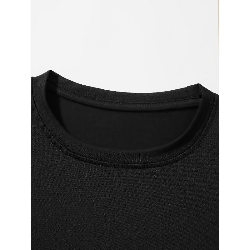 Plus Size Men'S T-Shirt Cartoon Worker Image Print Round Neck Short Sleeve T-Shirt Comfortable Casual Short-Sleeved T-Shirt in Summer