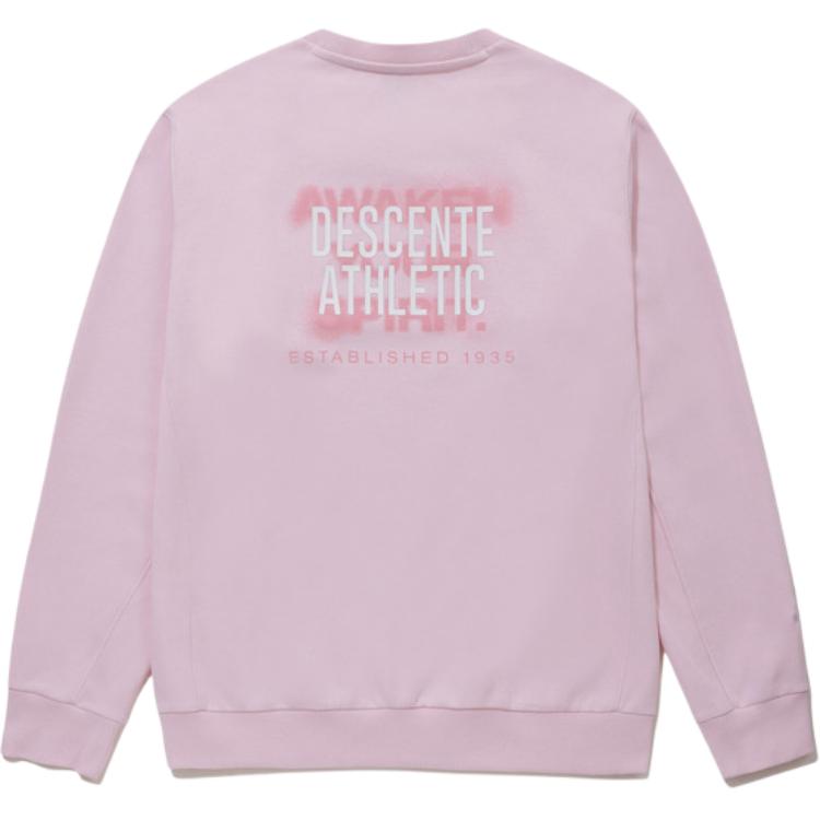 DESCENTE Sweatshirts Unisex Crew Neck Moderate SQ123UHT32