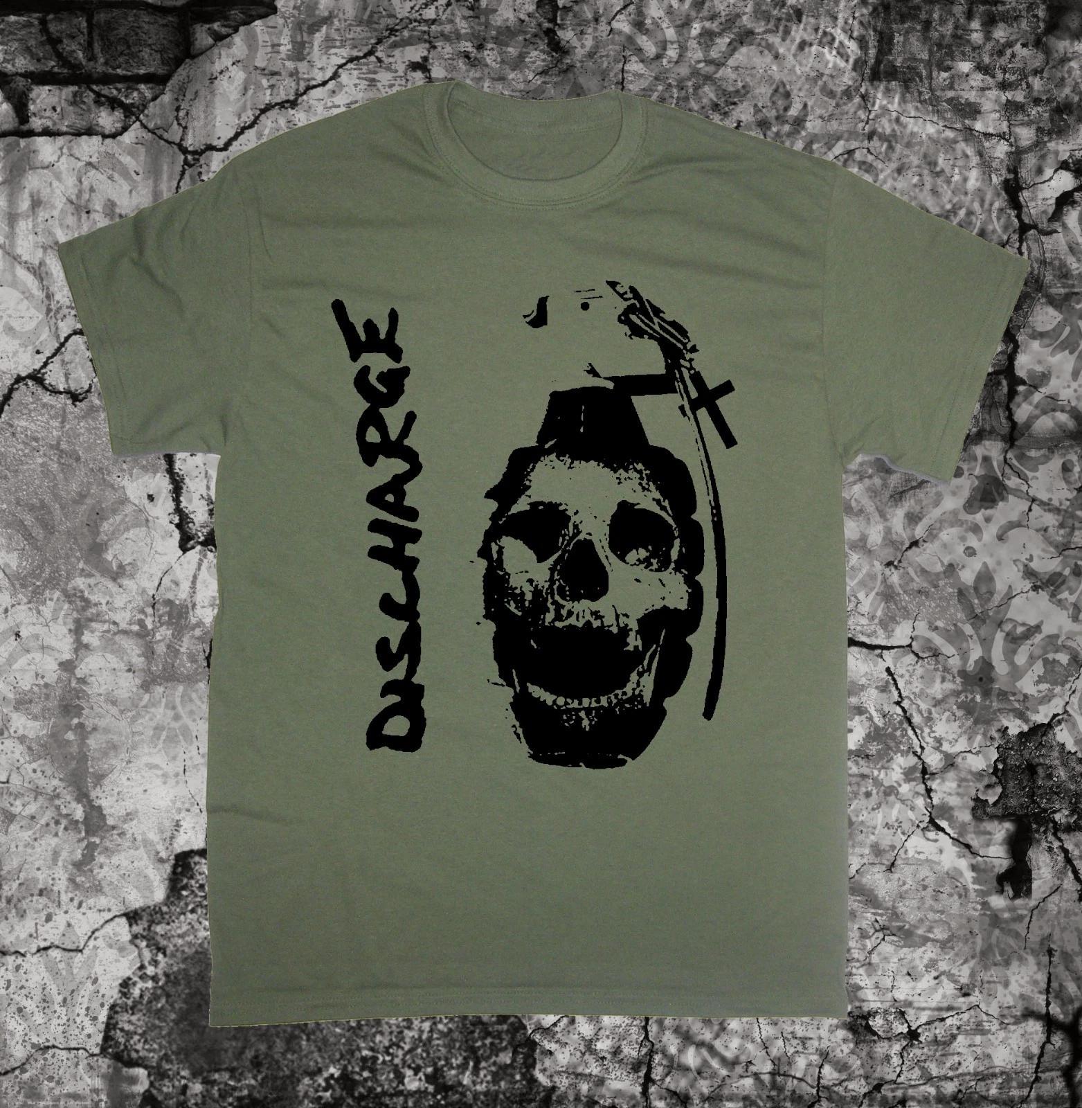 Discharge T-shirt Amebix Aus-Rotten Doom Crass Nausea Dropdead Avskum Phobia Tee XXL