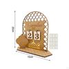 Eid Mubarak countdowns Calendar Decorative Wooden for Centerpiece