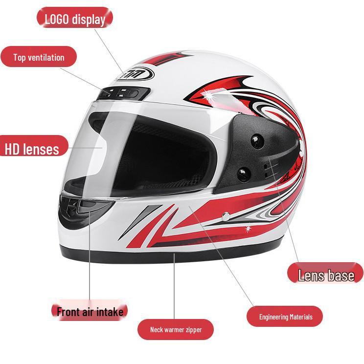 Four Seasons Windproof Helmet for Men and Women - Winter Special, Thickened for Electric Vehicles