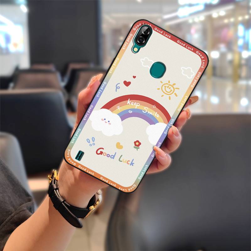 Durable Cute Phone Case For Blackview A60 Pro Fashion Design Back Cover Cover Anti-dust Full Wrap Silicone Protective