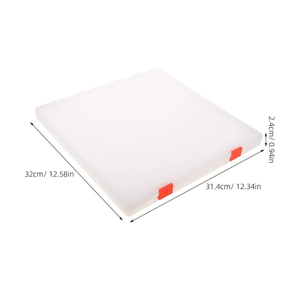 Latch Lid Bead Storage Box Hinged Lid Plastic Craft Organizer  For Perler Beads