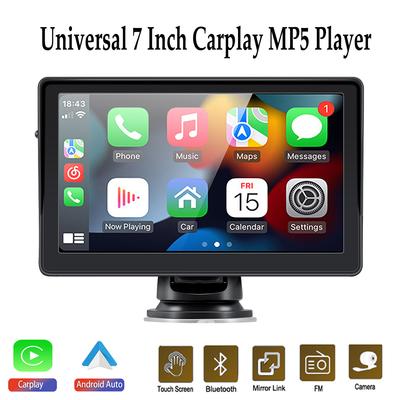 7 אינץ' נייד אלחוטי Carplay אנדרואיד אוטומטי נגן מולטימדיה לרכב 1080P מסך מגע IPS מסך מגע Mp5 רדיו Bluetooth B500W