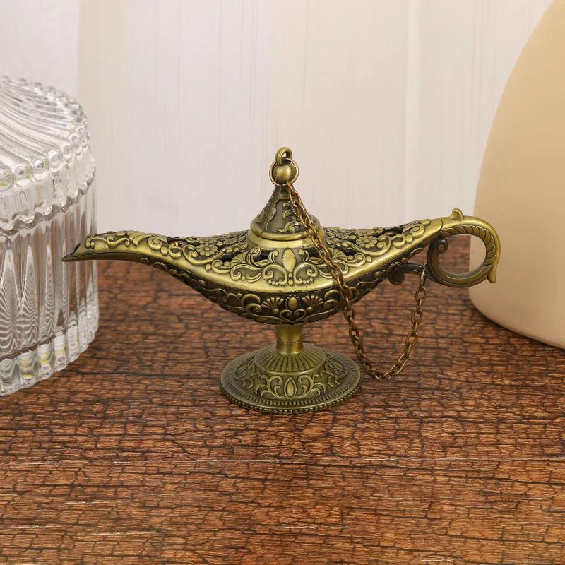 Aladdin Lamp Decoration Russian Wishing Lamp Metal Decoration Crafts European Vintage a birthday present Home Decoration Crafts
