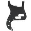 Musiclily Ultra PB Precision Bass Anodized for Fender American Standard Precision Basses 13-Hole Pickguard, Black, Aluminum,