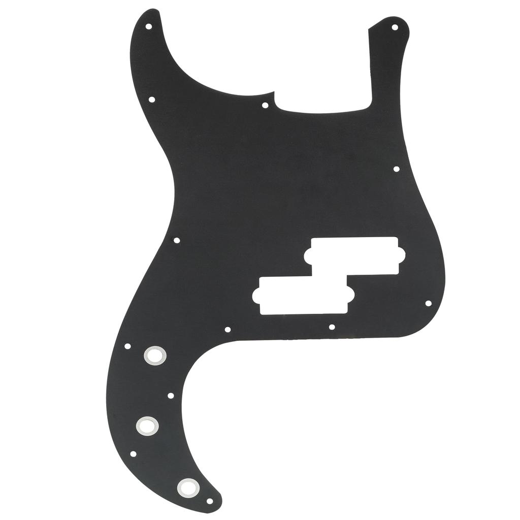Musiclily Ultra PB Precision Bass Anodized for Fender American Standard Precision Basses 13-Hole Pickguard, Black, Aluminum,
