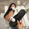 Fashion Summer Cute Cartoon Flip Flops for Women Casual Wedge Platform Sandals Woman Outdoor Lightweight Wear-Resistant Slippers Mujer