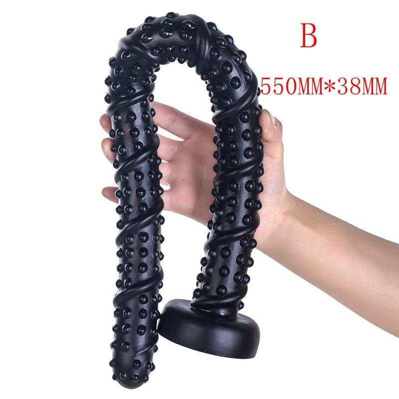 Fun Backyard Super Long Anal Plug Foreign Trade Large Anal Whip Ball Anal Expander Gay18+ Female SM Deep