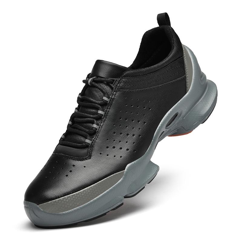 

Fashion Male Comfortable Sneakers Handmade Men s Lace-Up Walking Flats Genuine Leather Men Casual Shoes All-match Men s Vulcanize Shoes 44