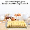 2 in 1 Design Butter Slicer Cutter Transparent Cover Butter Dispenser Slicer  Kitchen Countertop