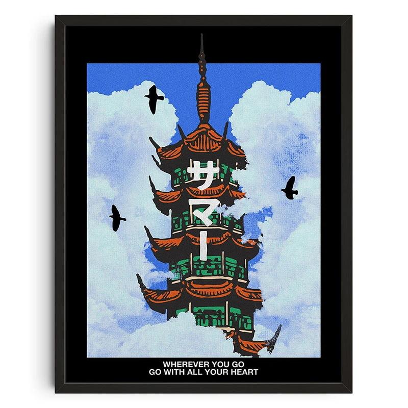 Vintage Abstrakt Füttere deinen Geist Klassische Poster Druck Selbstpflege Wandkunst Leinwandgemälde für Wohnzimmer Schlafzimmer Heimdekor