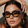 New Women Men Cat's Eye Sunglasses Fashion Travel Sunshade Glasses Retro Men Brand Designer Shades UV400 Eyewear