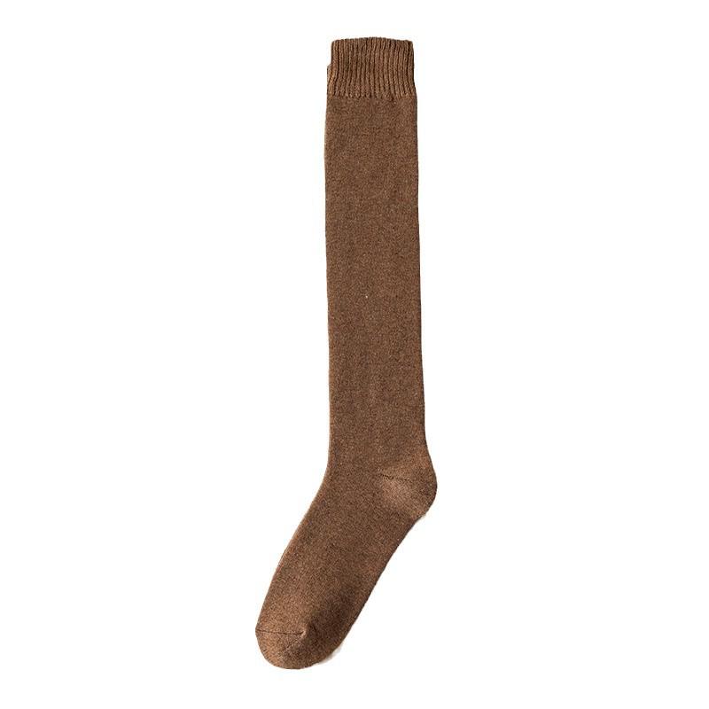 Men's Autumn/Winter Thick Warm Knee-High Cotton Terry Socks - Sweat-Absorbent