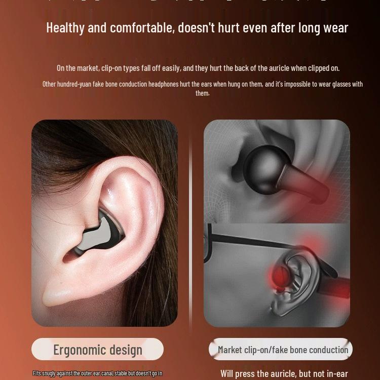 2025 Bone Conduction Wireless Headphones: High-End, Painless, Long-Wear, Ultra-Long Battery for Sleep