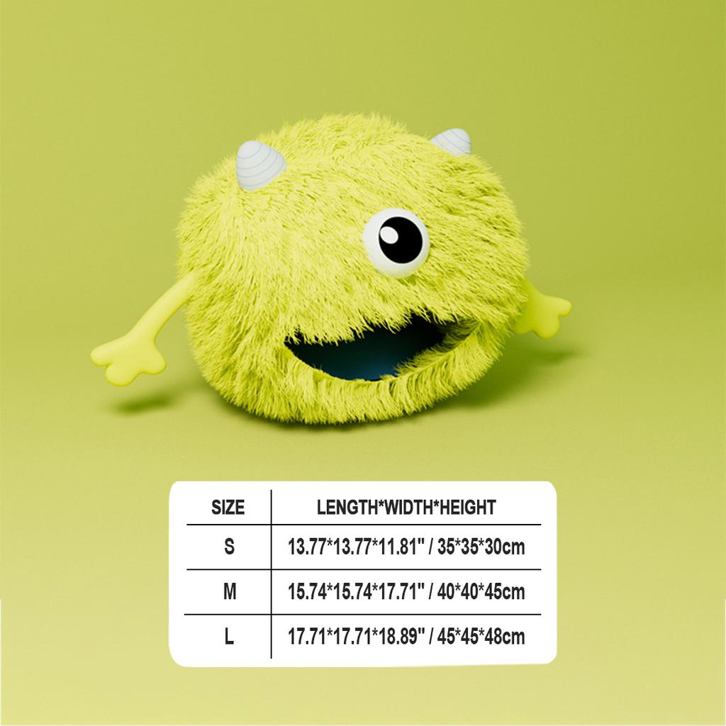 Katzenbett Haus Hundehütte Niedlicher Monster Cartoon Warmes Plüsch Kätzchen Kissen Korb Zelt Welpen Höhle Nest Matte Tasche Indoor Haustierbedarf