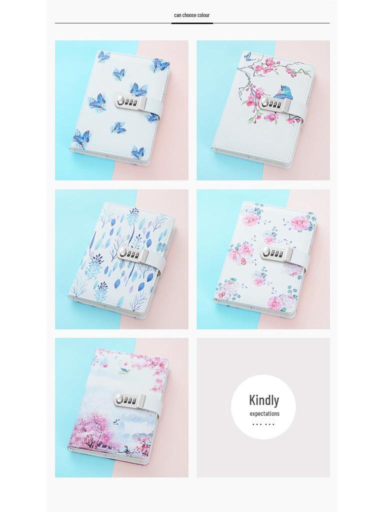 Password-Locked Diary & Journal Planner - Thick Pages, Ideal Gift