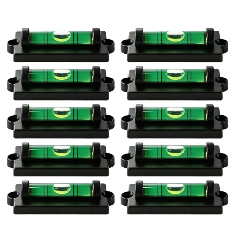 Bubble Level Tool with Screw-Mount Design for Cabinet Installation, Frame Placement, and Fixture Alignment Work