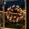 45cm 3D Valentine's Day Wreath Door Hanging Home Decoration, Mall Window Display, Christmas Decoration
