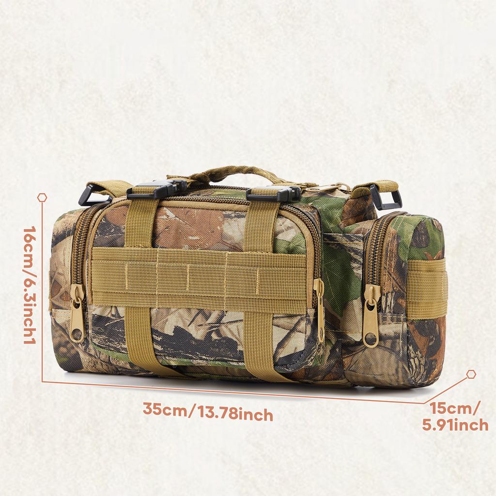 Tactical Shoulder Bag Military Backpack Outdoor Mini Travel Duffle Bag Messenger Bag Small Camouflage Gym Bag Hunting Camping