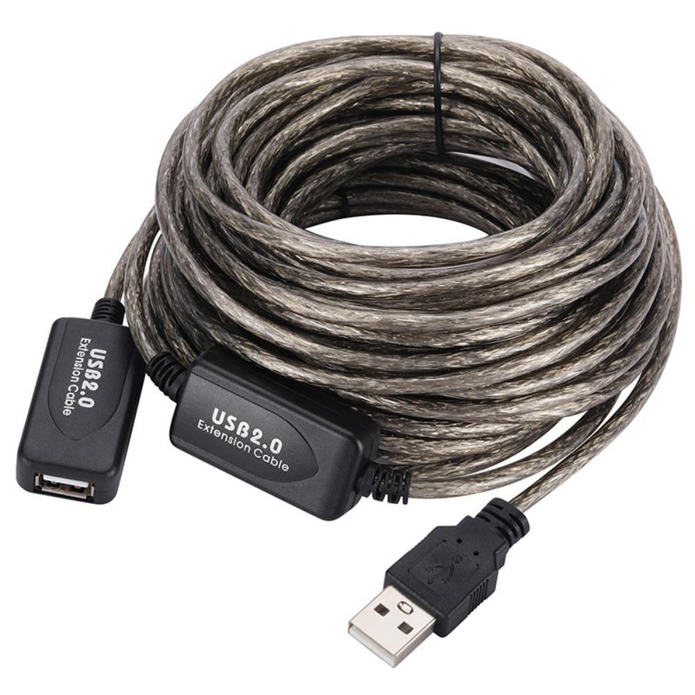 USB 2.0 Extension Cable 5m 10m 15m Male To Female Data Cable for Wireless Network Card Signal Booster