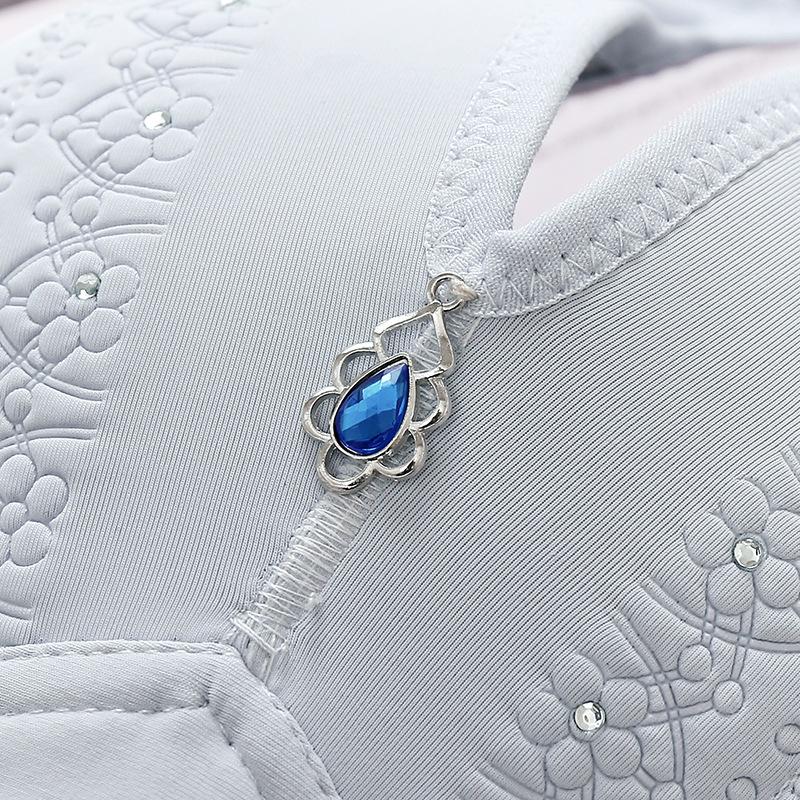 Oddychający i Błyszczący Biustonosz Damski - Niemagnetyczny Design Cienkich Miseczek, Zbierający, Wygodny i Dopasowany, Elegancka Bielizna Ciążowa/Damska