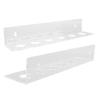 2PCS Small Balls Display Rack Acrylic Clear Wall Mounted Floating Shelf 12 Balls Stand Holder for