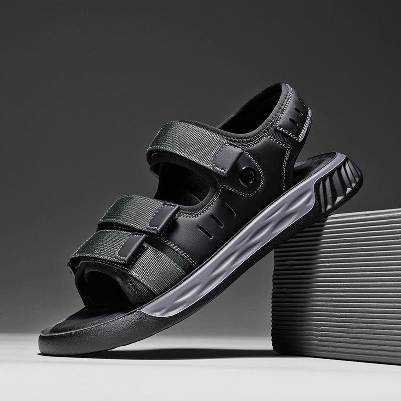 Fashion Brand Summer Men's Sandals Versatile Men Beach Sandals Soft Comfortable Outdoor Wading Shoes Quick Dry Open-toe Footwear