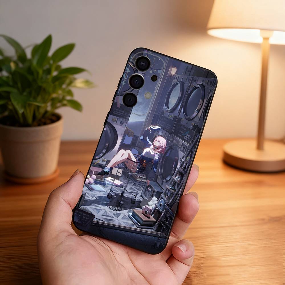 

Blue Archive Game Phone Case For Samsung S25,S24,S21,S22,S23,S30,Ultra,S20,Plus,Fe,Lite,5G Black Cover Samsung S105G