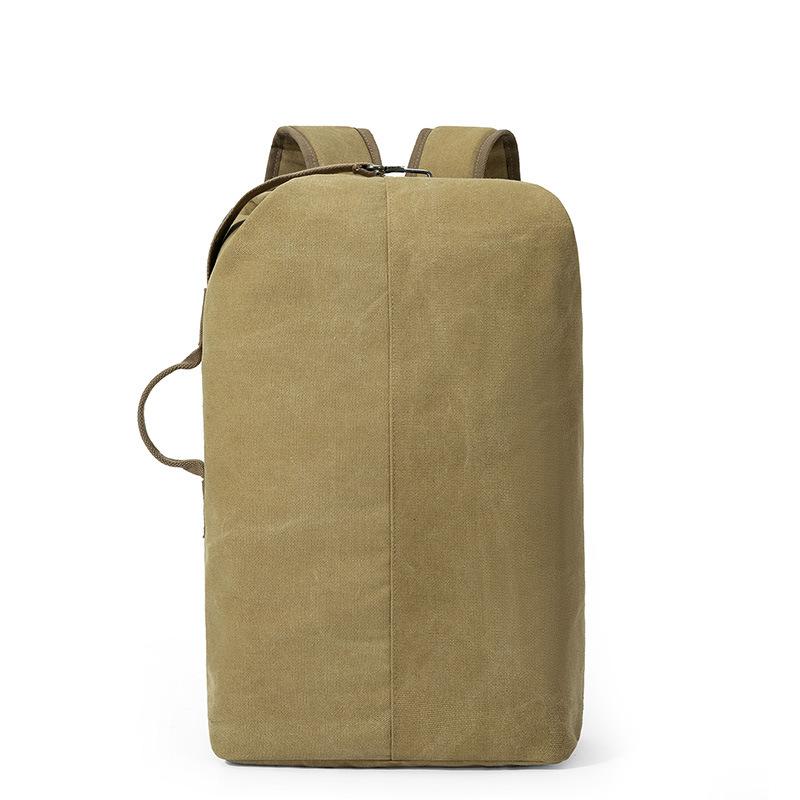Schultasche Rucksack Herrenrucksack Segeltuchtasche Große Kapazität Eimertasche Outdoor Bergsteigen Reisetasche Gepäck Sport Herren Tasche