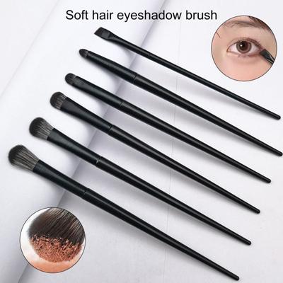 6 Teile/satz Make-Up Pinsel Release Puder Gleichmäßig Weiche Nylon Borsten Rutschfester Griff Komfortabler Griff Mehrzweck Eye Liner Lidschatten Pinsel Set