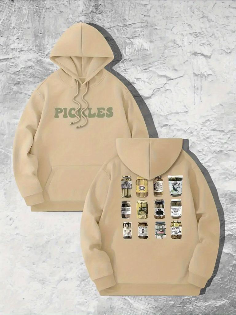 Oversized Geometric Print Hoodie Kangaroo Pocket Pullover Machine Washable AllSeason Casual Sweatshirt with Drawstring Hood