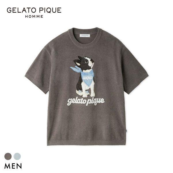 Gelato Pique Homme Men s Airy Mokodog Jacquard Pullover Gelato Pique Pajamas Room Wear gelato pique HOMME