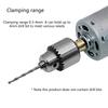 Micro Motor Drill Chuck T/L Spanner Clamping Ranges 0.3-4mm Motor Shaft 3.17mm for Electric Drill