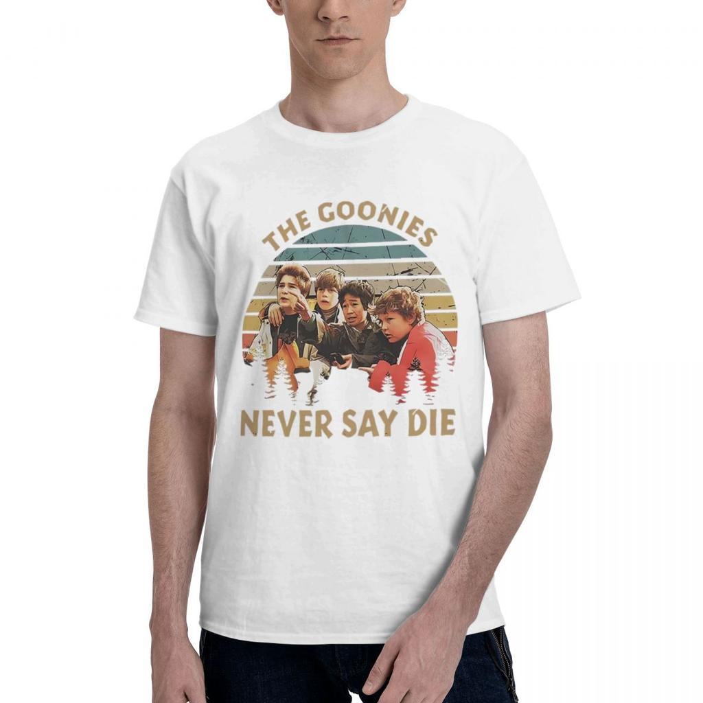 Never Say Die GooniesInspiriert 100% Baumwolle Lässig Atmungsaktiv Bequem Niedlich Neue Geschenke Und T-Shirts Herren Oberteile