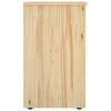 Cabinet Brown 34 x 39 x 61.5 cm Solid Pine Wood