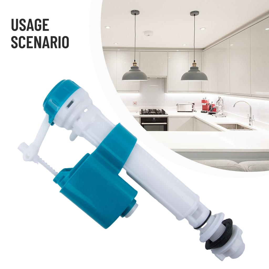High Quality Hot Cistern Fill Valve Accessories Bottom Siphon Spare Toilet Cistern Entry Fill Float Flush Valve