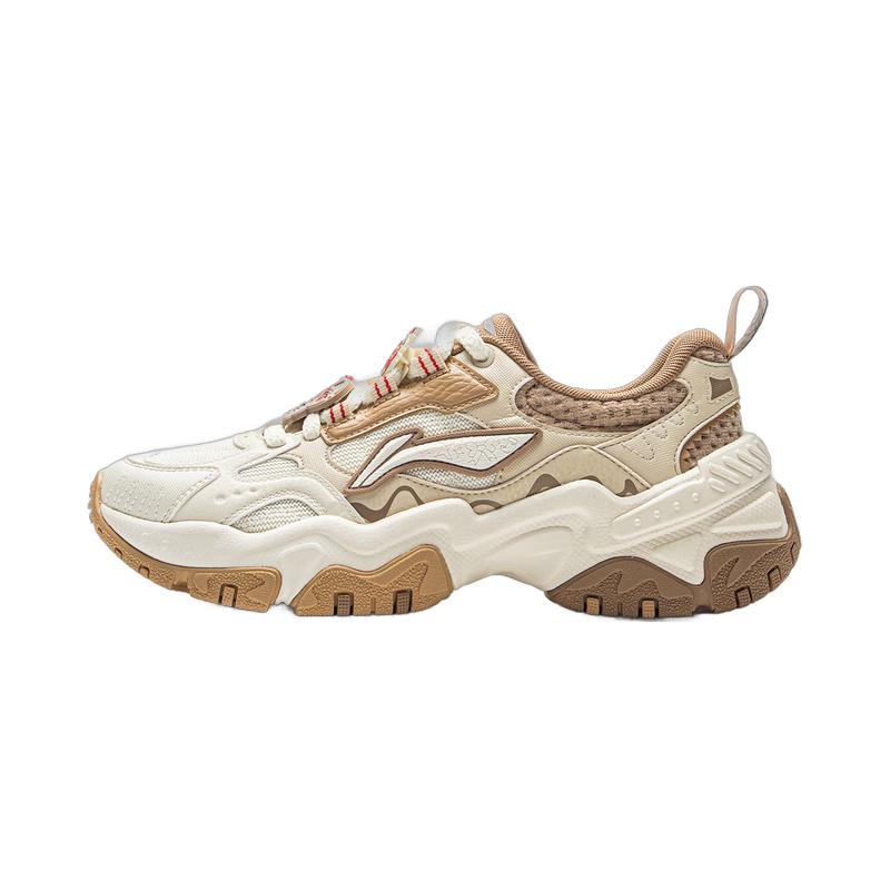 Li-Ning Brown Sugar Women's Retro Casual Sport Shoes AGCV368