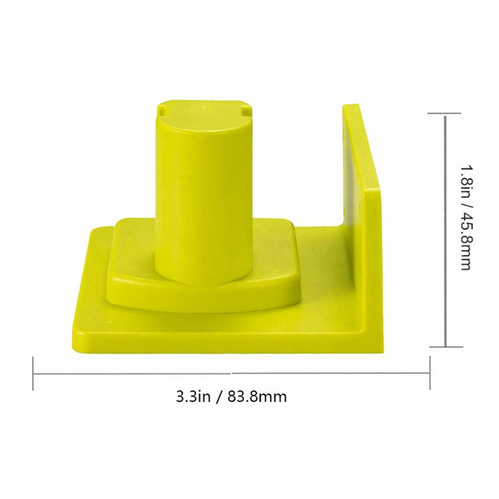 Plastic Wall Mount Tool Holder for 18V Power Tools with Screws Secure Storage Hanger for Workbench and Garage Use