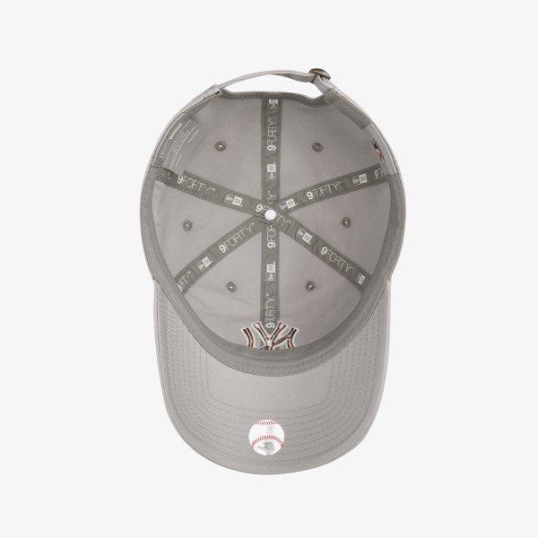 New Era Mlb New York Yankees Basic Outline Unstructured Ballcap Dolphin Gray 152