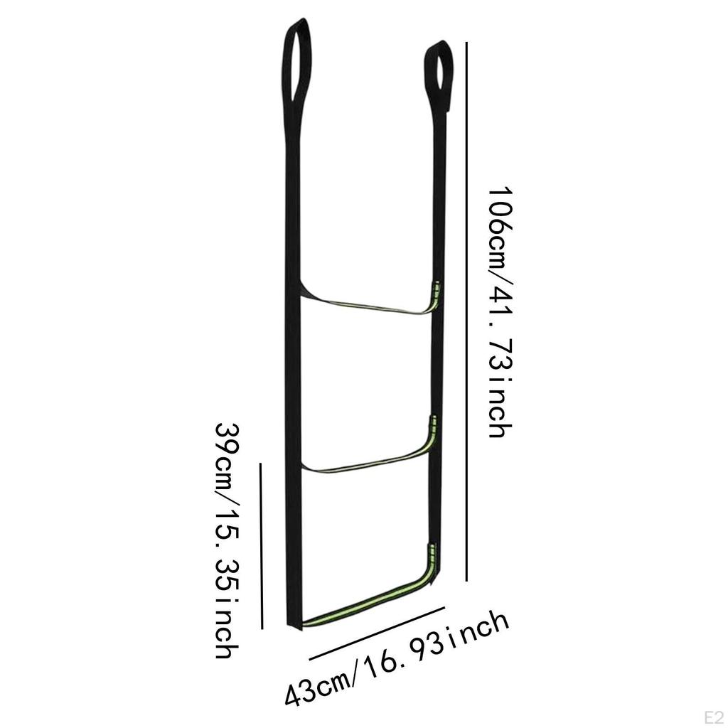 Climbing Aider Rope Aid Multifunctional Thickened Tree Gear Portable with Reflective Strips