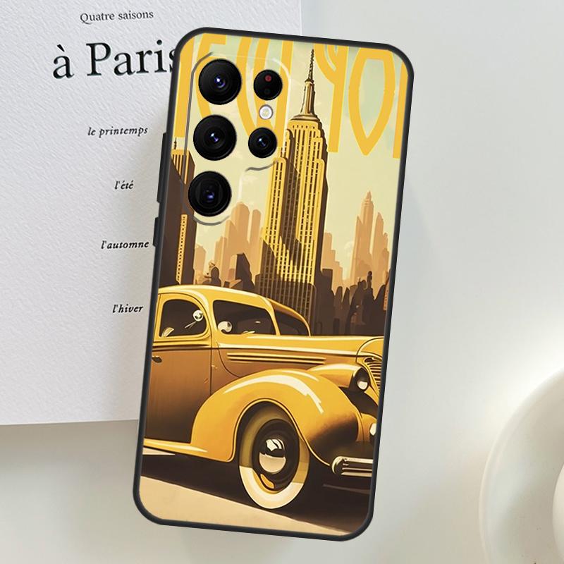 New York City Phone Case For Samsung Galaxy S25 Ultra S9 S10 S20 FE S21 S22 S23 Plus S24 Ultra Cover Shell