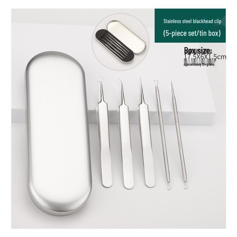 Stainless Steel Blackhead Remover & Acne Needle Set - Beauty Tools