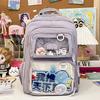 Schoolbag Japanese Transparent Second Dimensional Comic-Con School Bag Student Girl Cartoon Large Capacity Trend Visual Bar Pain Bag
