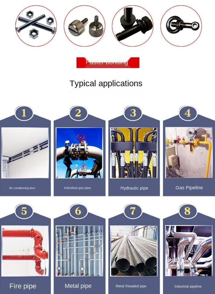 1pc 10ml Threadlocker Medium Strength Threadlocker Sealing Thread Locking For Locking And Sealing Of M20 Thread Hardware