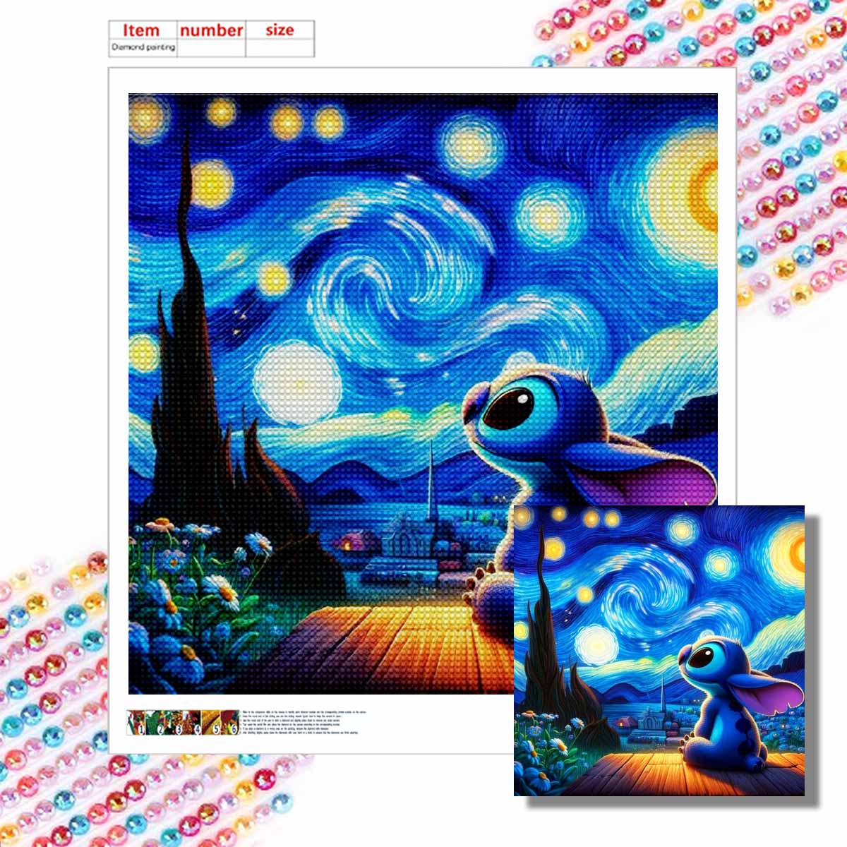 

Полная круглая алмазная живопись Звездное небо Вышивка стразами Мозаика Сделай сам 5D Вышивка крестом Украшение для дома Round 30x30cm