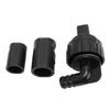 Aquarium Water Outlet Connector Set Plastic Noise Reduction Prevent Backflow Water Outlet Pipe Hose Adapter Set