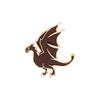 Alloy Stylish Dinosaur Badge Unique Cute Cartoon Design Perfect For Fashion Lovers Everywhere