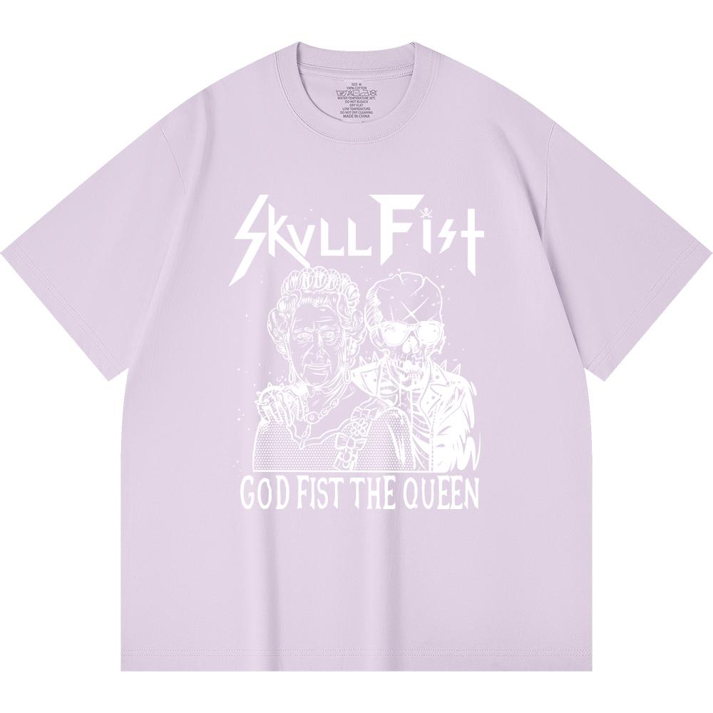 230 Gsm %100 Pamuk Heavy Metal Tişört Rock Grubu Popüler Müzik Baskılı Unisex Ağır Pamuk Tişört