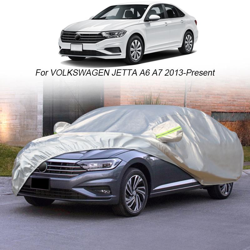 Pokrowiec na samochód deszcz mróz śnieg kurz wodoodporny dla Volkswagen Artoen strzelanie hamulec Golf Jetta A7 Passat Polo Virtus Hatchback Sedan